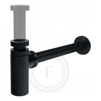 Сифон для раковины FILARETE FL70, черный матовый