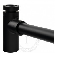 Сифон для раковины FILARETE FL70, черный матовый