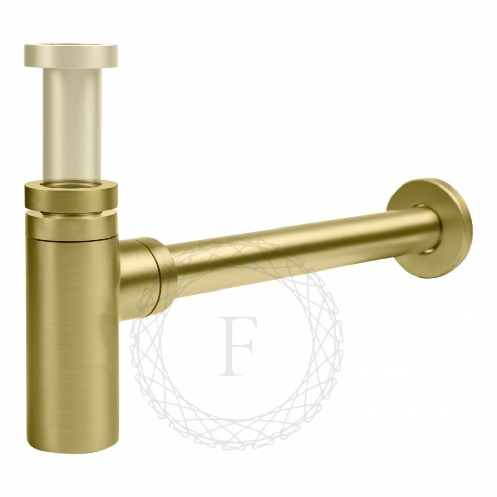 Сифон для раковины FILARETE FL70, матовое золото