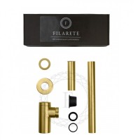 Сифон для раковины FILARETE FL70, матовое золото