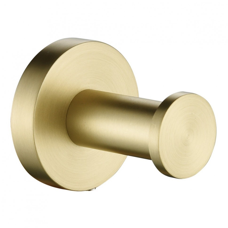 Полотенцедержатель одинарный Grocenberg AC0061, матовое золото