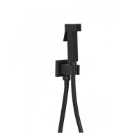 Смеситель встраиваемый с гигиеническим душем Hansberge H3070, черный матовый