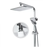 Душевая система Grocenberg GB7008, белый/хром