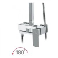 Душевая система Grocenberg GB7008, белый/хром