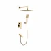 Душевая система скрытого монтажа Grocenberg GB5007, золото глянец