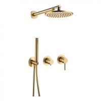 Душевая система встроенная FILARETE FL1030, матовое золото