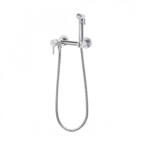 Смеситель с гигиеническим душем Hansberge H0099, хром