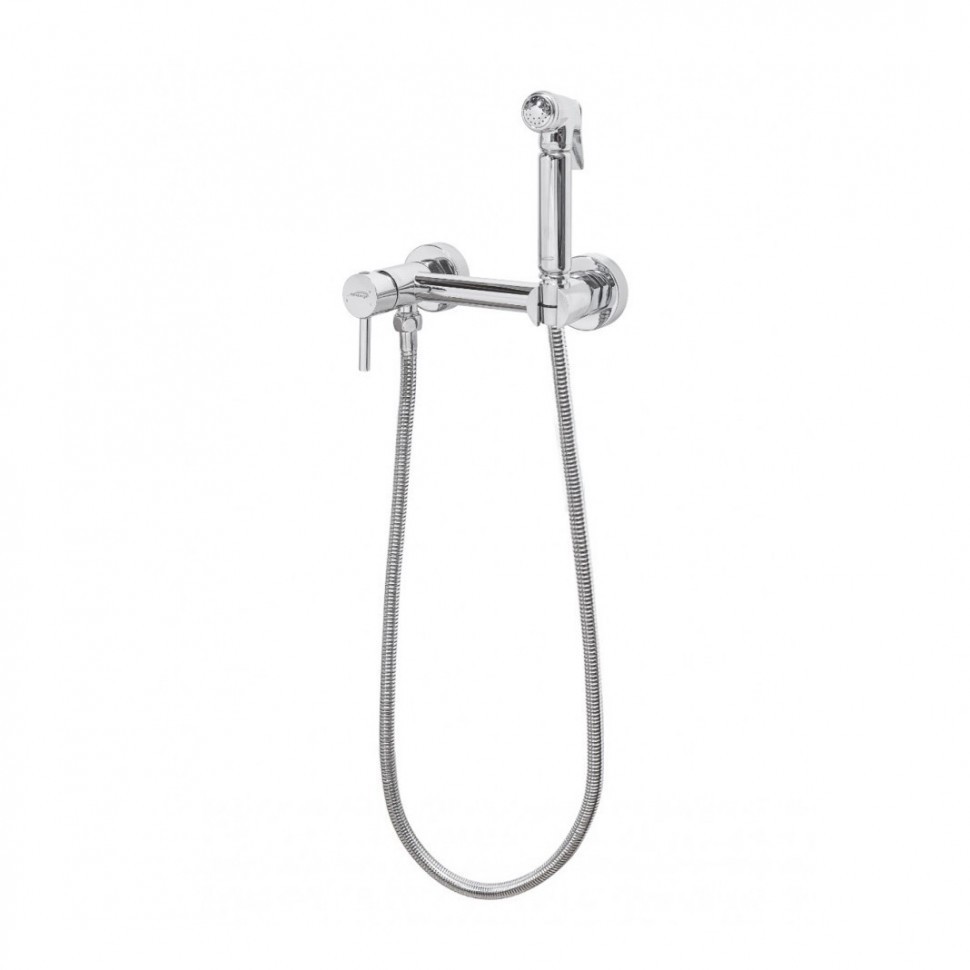 Смеситель с гигиеническим душем Hansberge H0099, хром