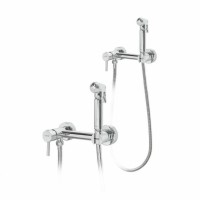 Смеситель с гигиеническим душем Hansberge H0099, хром