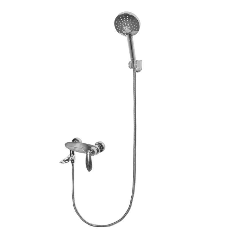 Смеситель для ванны с ручным душем Grocenberg GB8001, хром