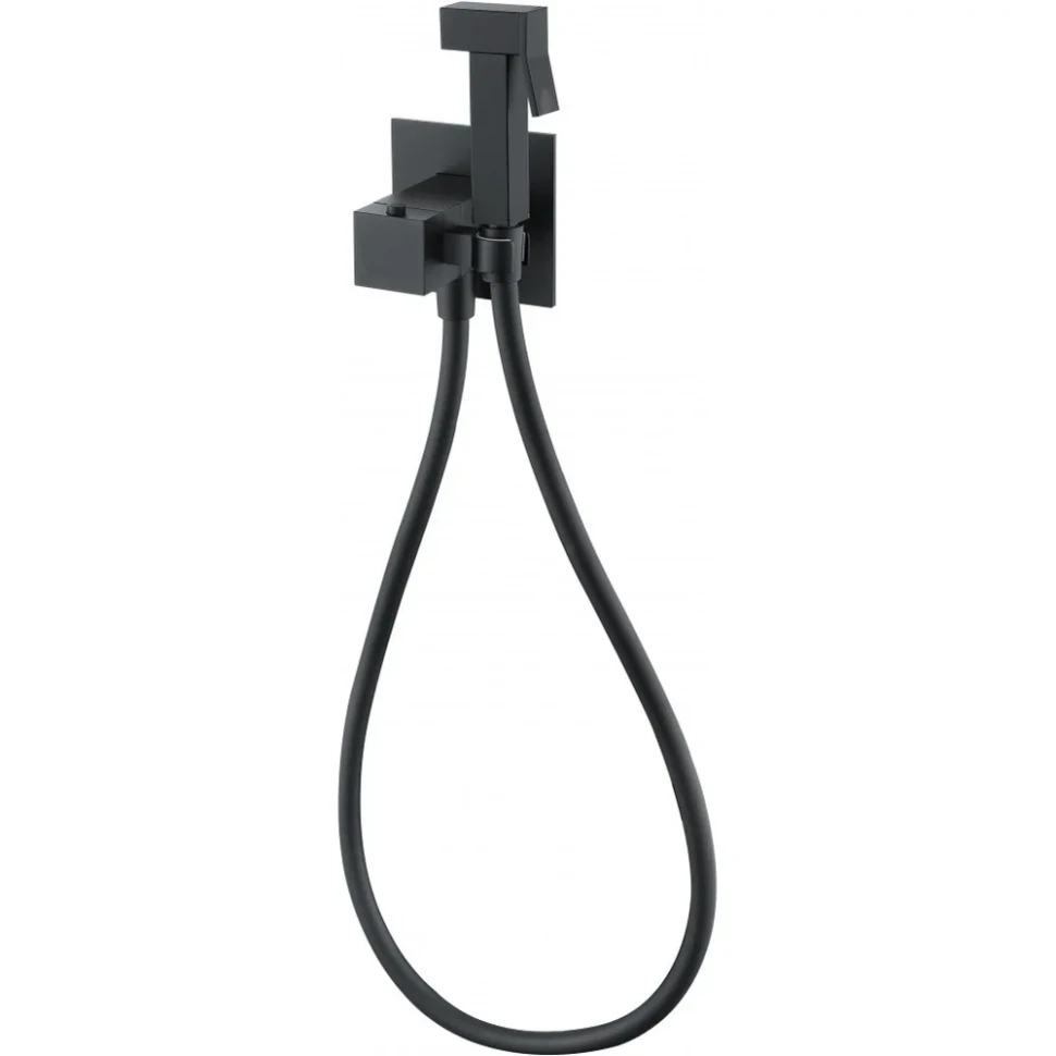 Гигиенический душ со смесителем FILARETE Финг FL104BL, черный