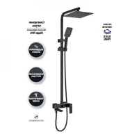 Душевая система Grocenberg GB7008, черный матовый