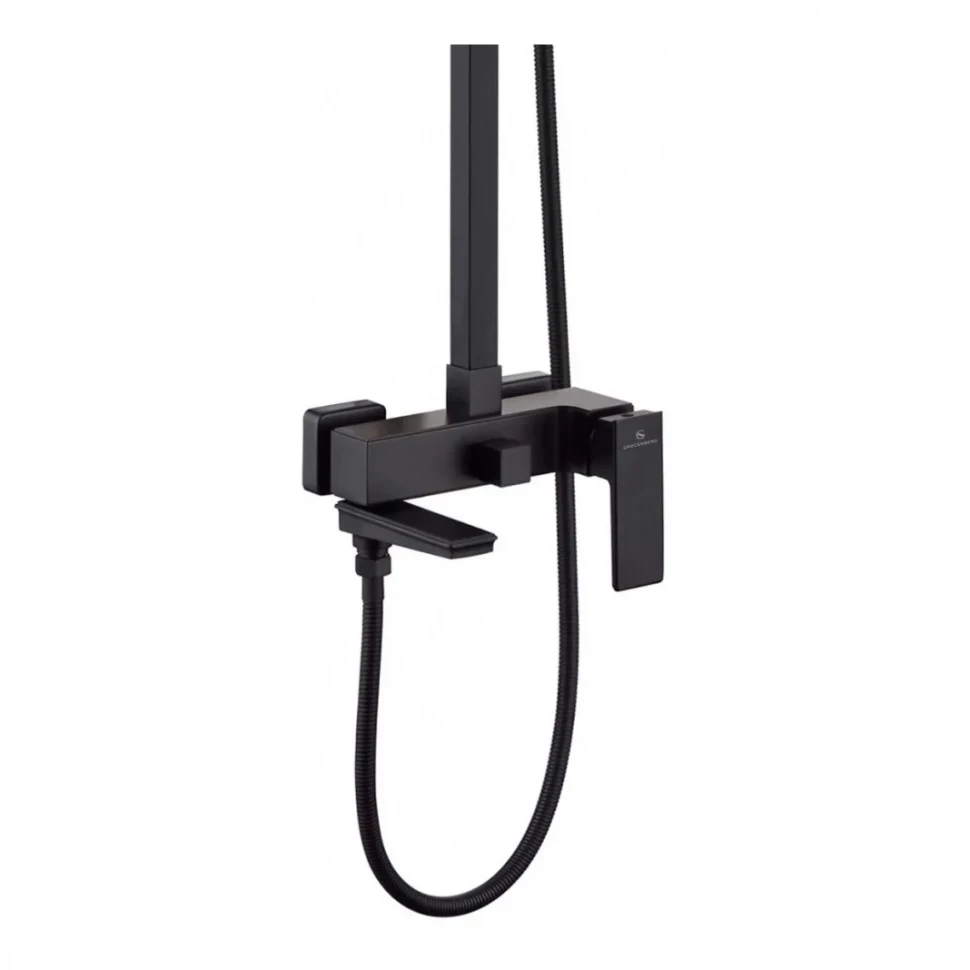 Душевая система Grocenberg GB7008, черный матовый