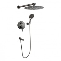 Душевая система скрытого монтажа FILARETE Roun FL1026, графит