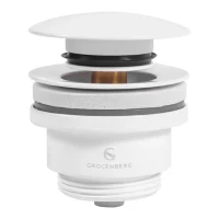 Донный клапан для раковины Grocenberg GB106, белый