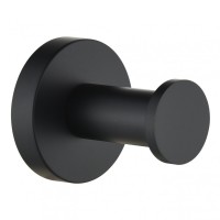 Полотенцедержатель одинарный Grocenberg AC0061, черный матовый