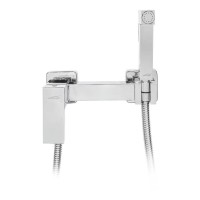Смеситель с гигиеническим душем Hansberge H0077, хром