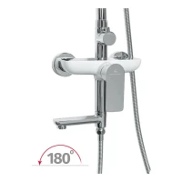 Душевая система Grocenberg GB7009, белый/хром