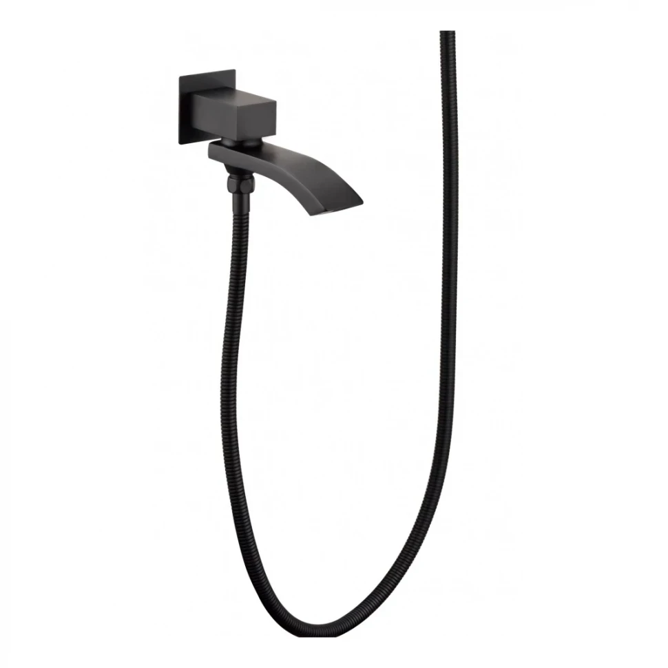 Душевая система скрытого монтажа Grocenberg GB5007, черный матовый