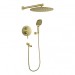 Душевая система скрытого монтажа FILARETE Roun FL1026, матовое золото