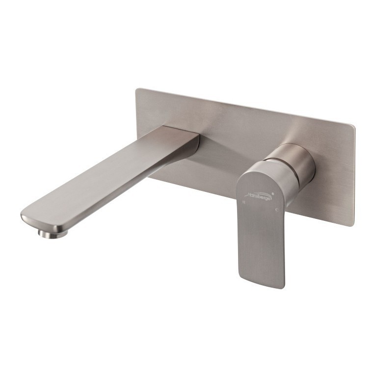 Смеситель встраиваемый для раковины Hansberge H699, никель