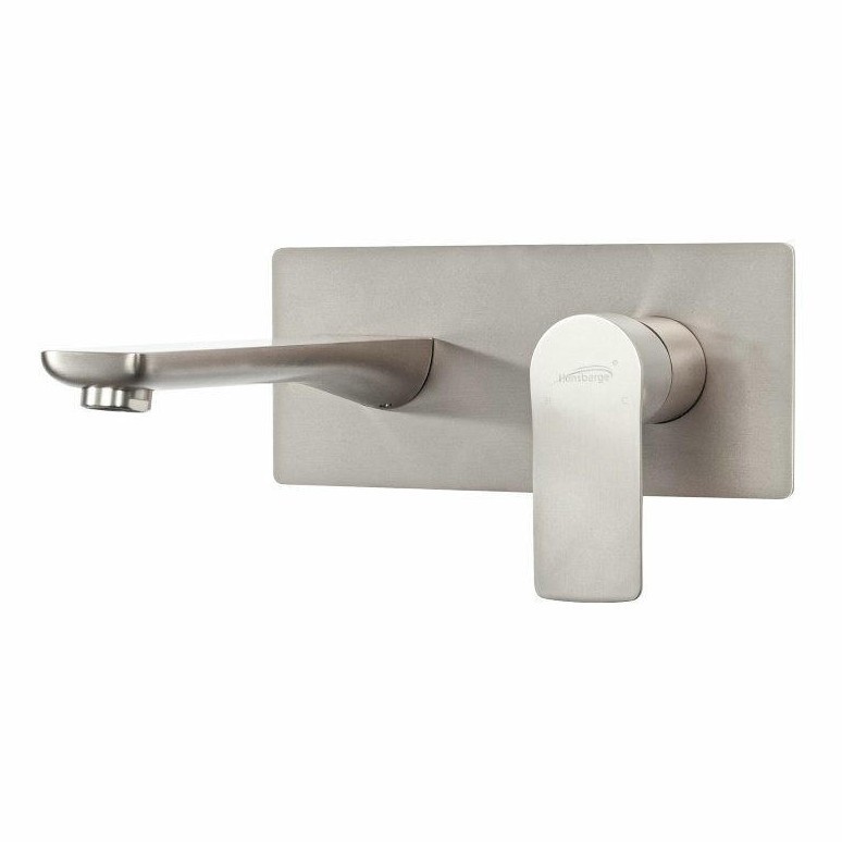 Смеситель встраиваемый для раковины Hansberge H699, никель