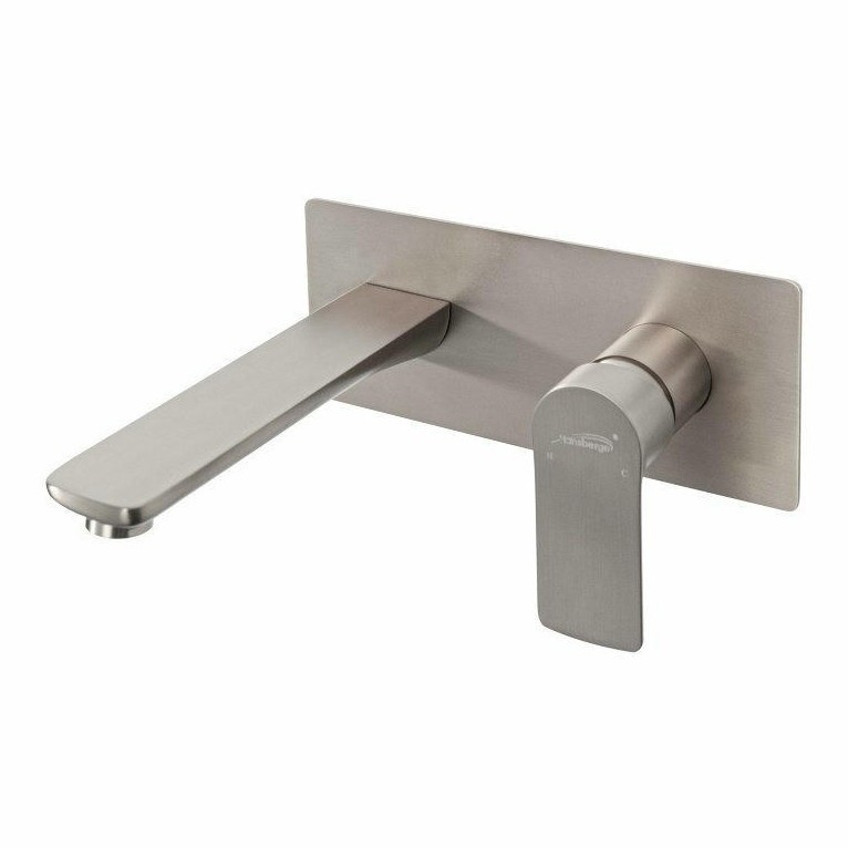 Смеситель встраиваемый для раковины Hansberge H699, никель