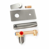 Смеситель встраиваемый для раковины Hansberge H699, никель