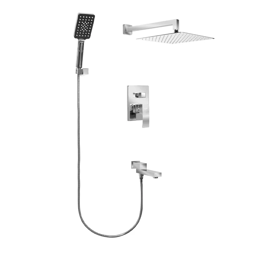 Душевая система скрытого монтажа Grocenberg GB5008, хром