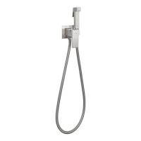 Смеситель встраиваемый с гигиеническим душем Hansberge H3077, никель