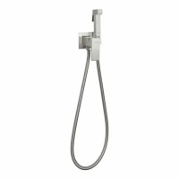 Смеситель встраиваемый с гигиеническим душем Hansberge H3077, никель