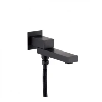 Душевая система скрытого монтажа Grocenberg GB5008, черный матовый