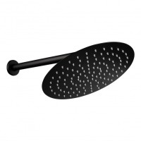 Душевая система скрытого монтажа FILARETE Roun FL1026, черный матовый