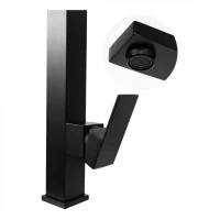 Смеситель для кухни Grocenberg GB4008, черный матовый