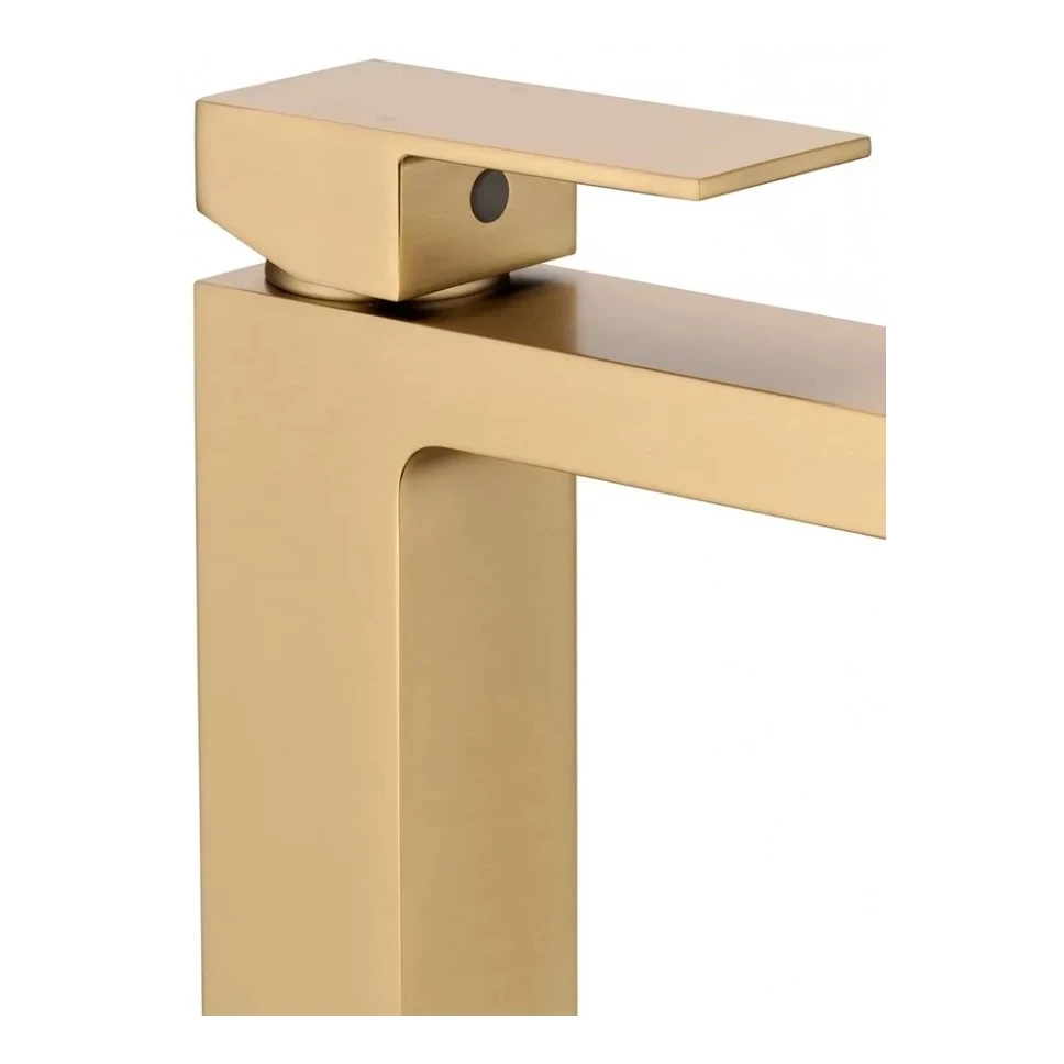 Смеситель для раковины Grocenberg GB2008, матовое золото