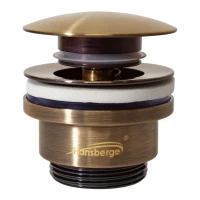 Донный клапан для раковины Hansberge H107, бронза