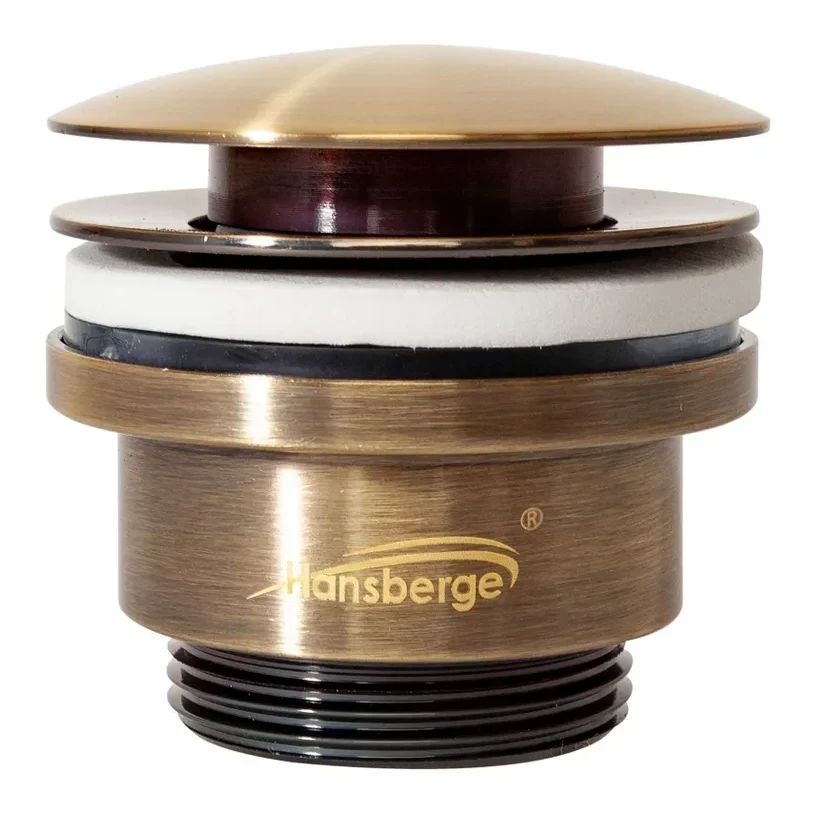 Донный клапан для раковины Hansberge H107, бронза