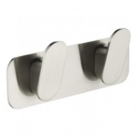 Полотенцедержатель двойной Grocenberg AC0052, никель