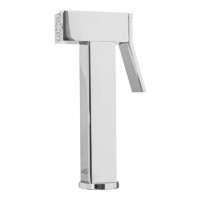 Смеситель встраиваемый с гигиеническим душем Hansberge H3077, белый/хром