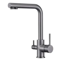 Смеситель для кухни Grocenberg GB40551, графит