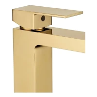 Смеситель для раковины Grocenberg GB2008, золото глянец