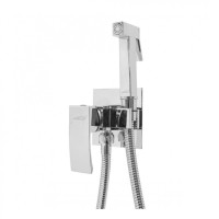 Смеситель встраиваемый с гигиеническим душем Hansberge H3077, хром