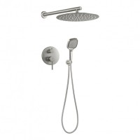 Душевая система скрытого монтажа FILARETE Roun FL1028, никель