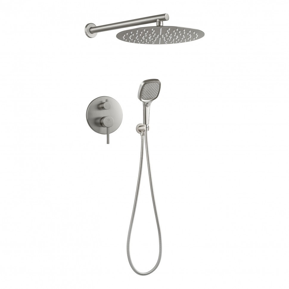 Душевая система скрытого монтажа FILARETE Roun FL1028, никель