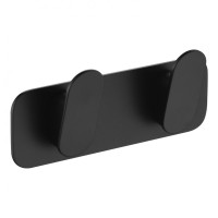 Полотенцедержатель двойной Grocenberg AC0052, черный матовый