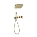 Душевая система скрытого монтажа Grocenberg GB5030, матовое золото