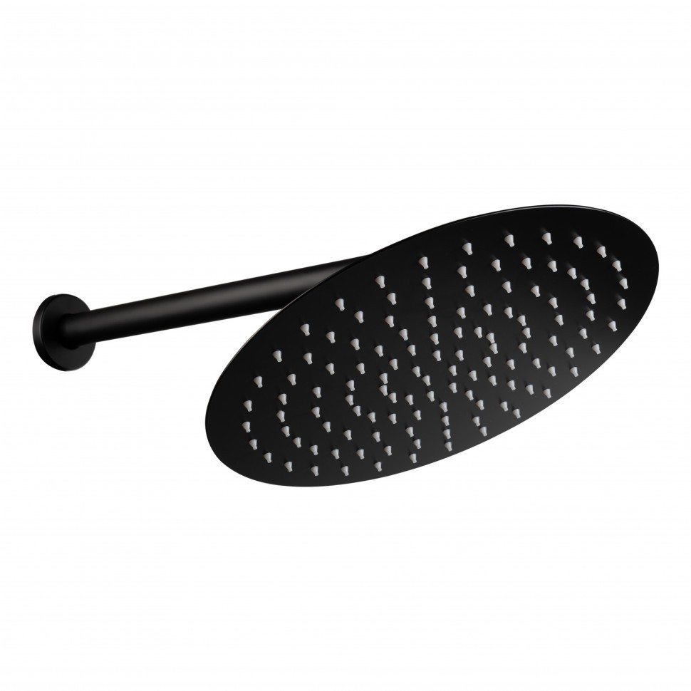 Душевая система скрытого монтажа FILARETE Roun FL1028, черный матовый