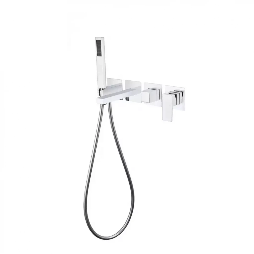 Смеситель для ванны скрытого монтажа Grocenberg GB5060, хром