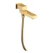 Излив поворотный с переключателем Grocenberg GB058, матовое золото
