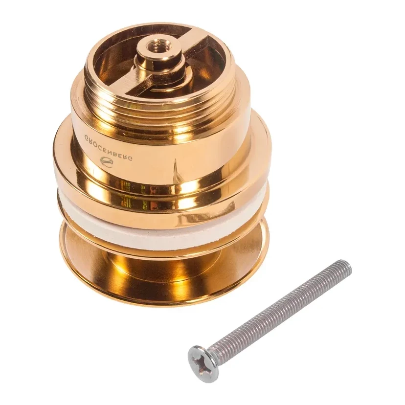 Донный клапан для раковины Grocenberg GB106, золото глянец